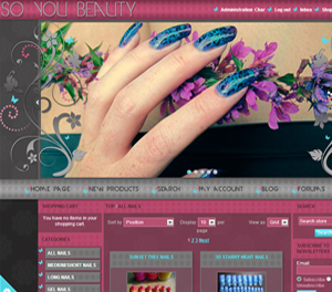 screen print of soyoubeauty.com